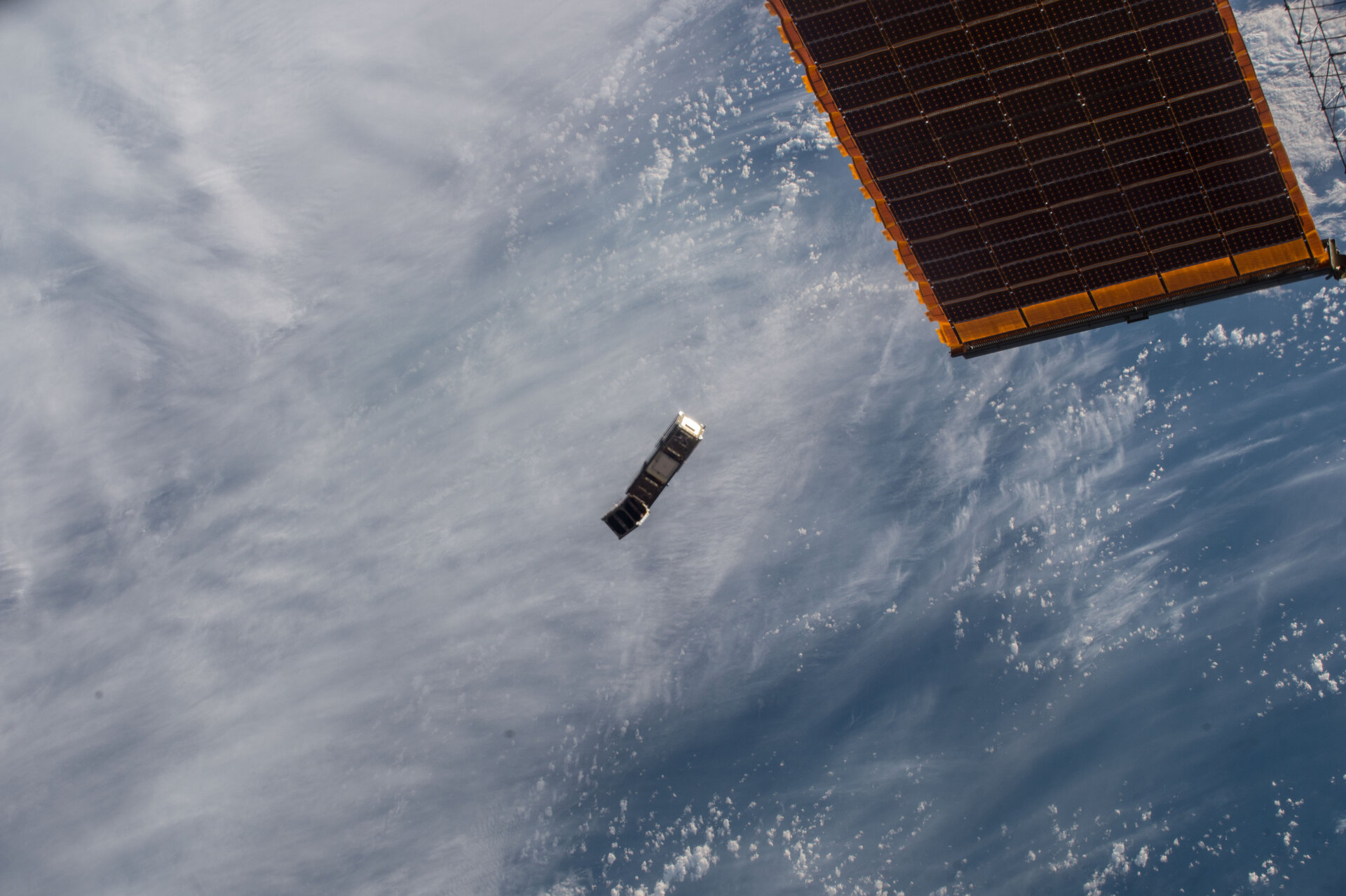 Vypuštění družice třídy CubeSat