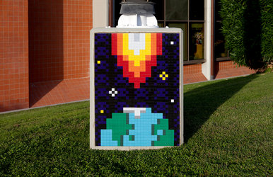 Vega launcher mosaic at ESRIN