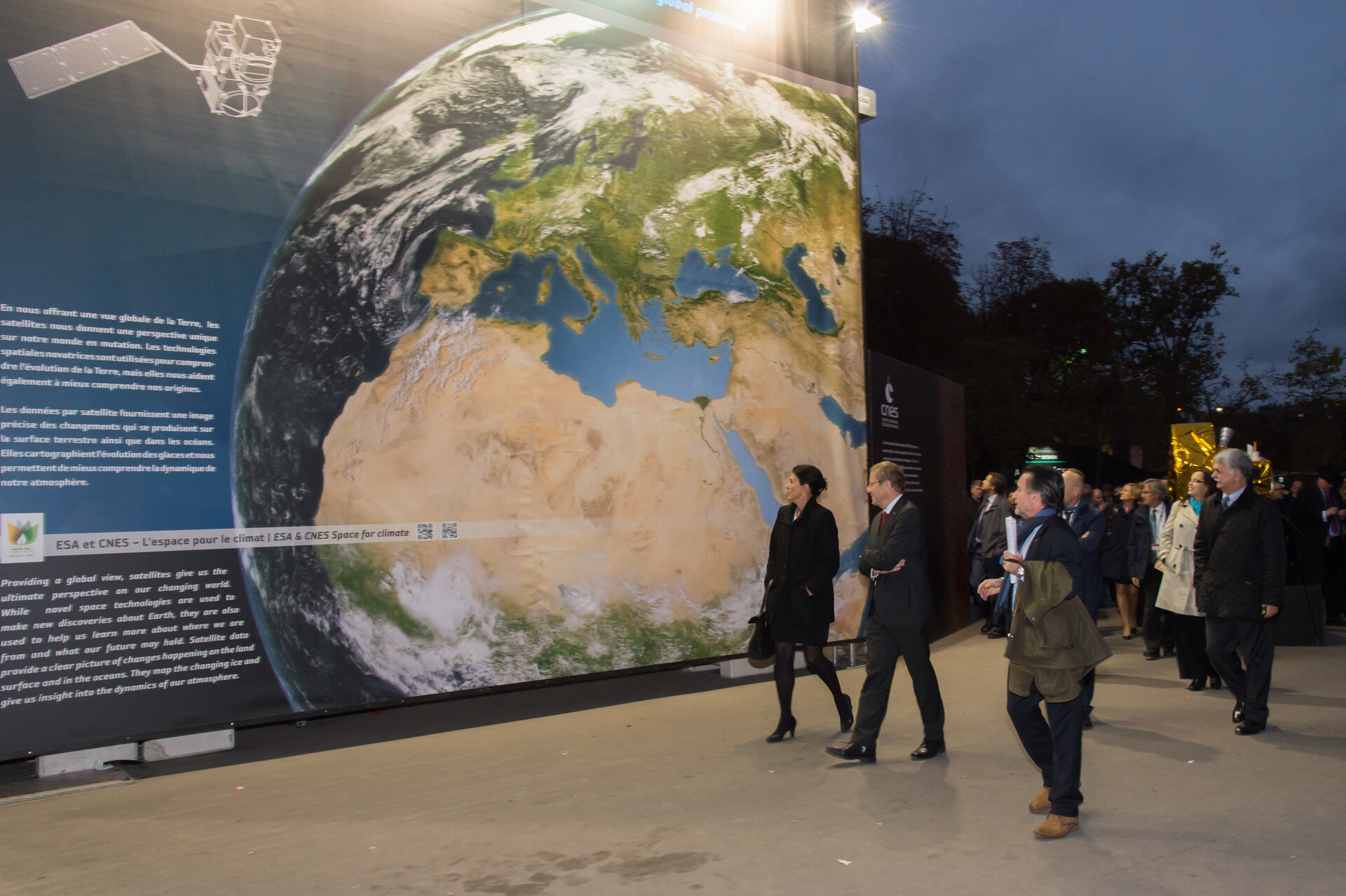 Inauguration of the "Space for Climate" Exhibition