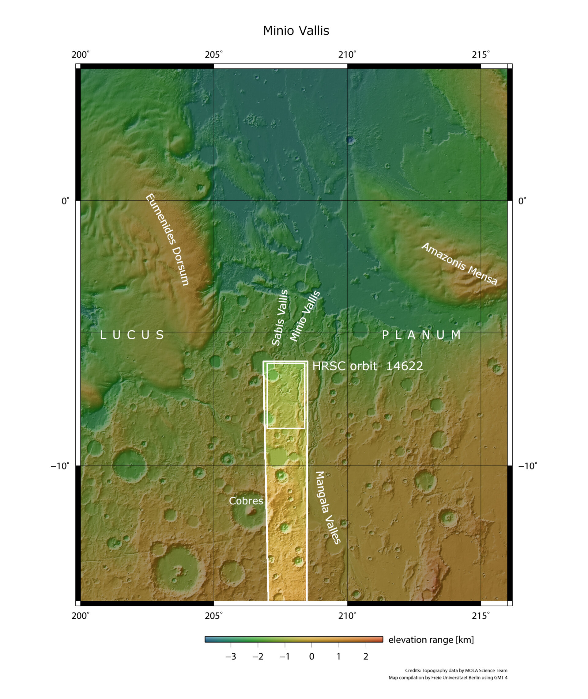 Mangala Valles in context