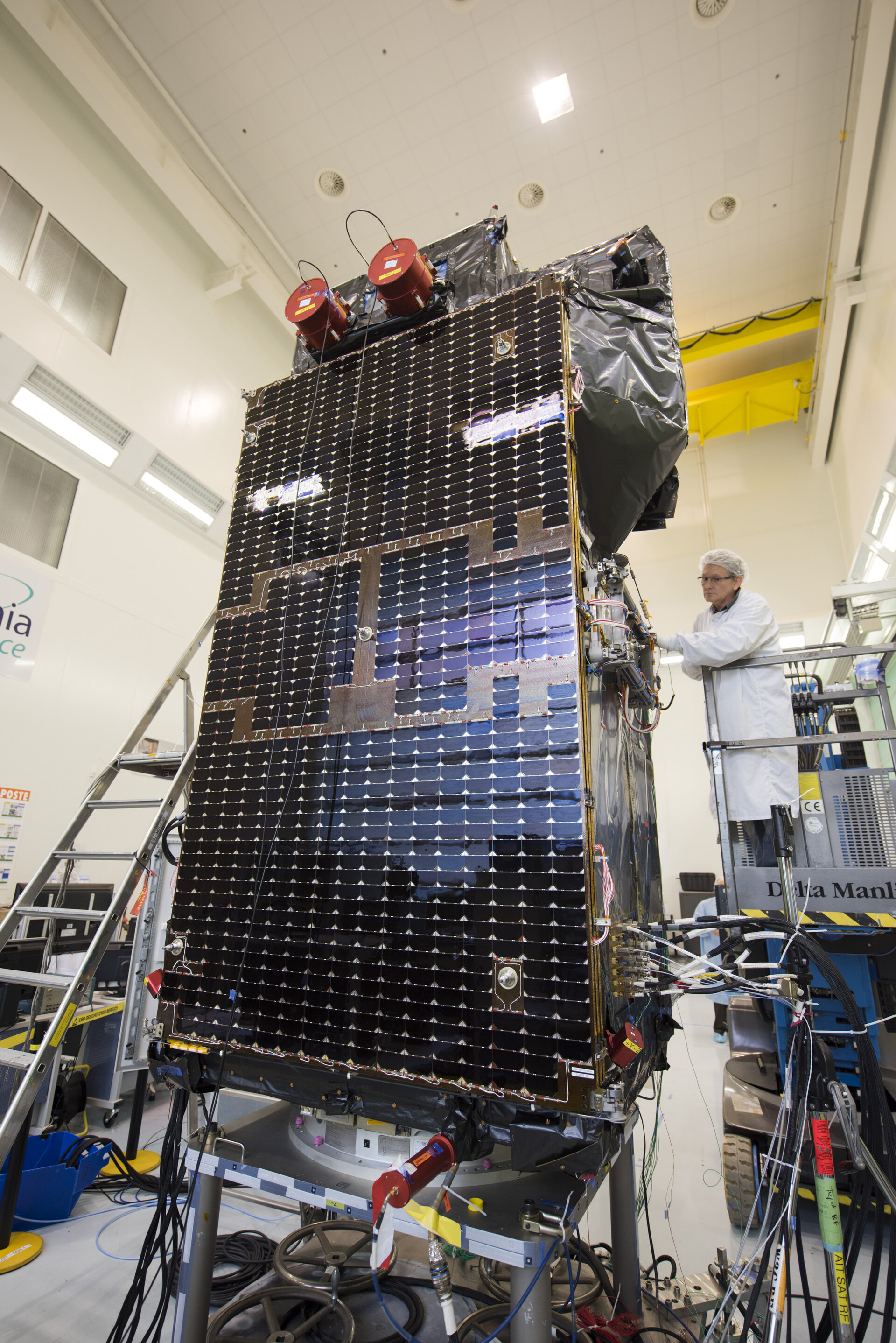 Sentinel-3A satellite in Cannes, France