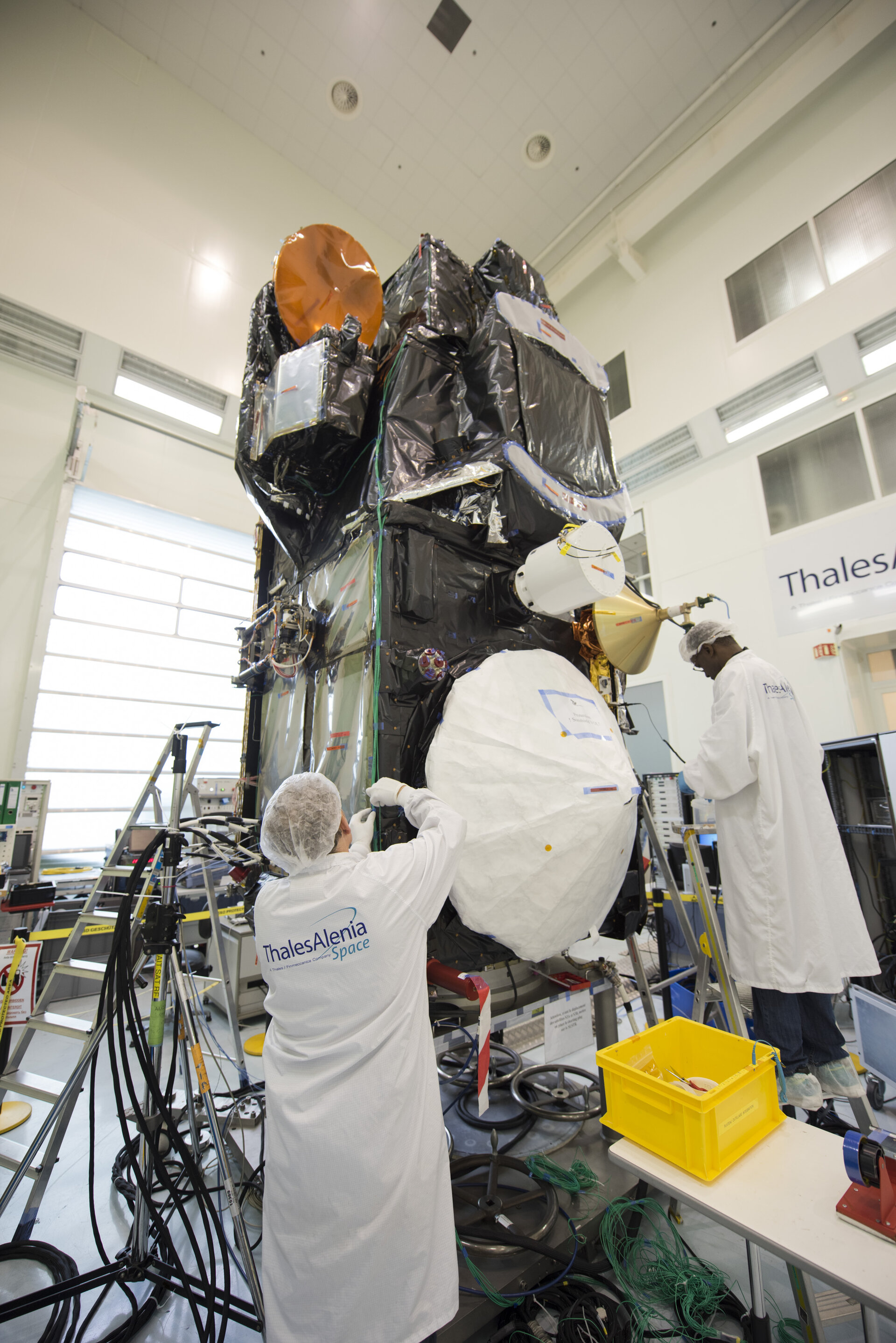 Sentinel-3A satellite in Cannes, France