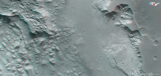 Aurorae Chaos and Ganges Chasma in 3D