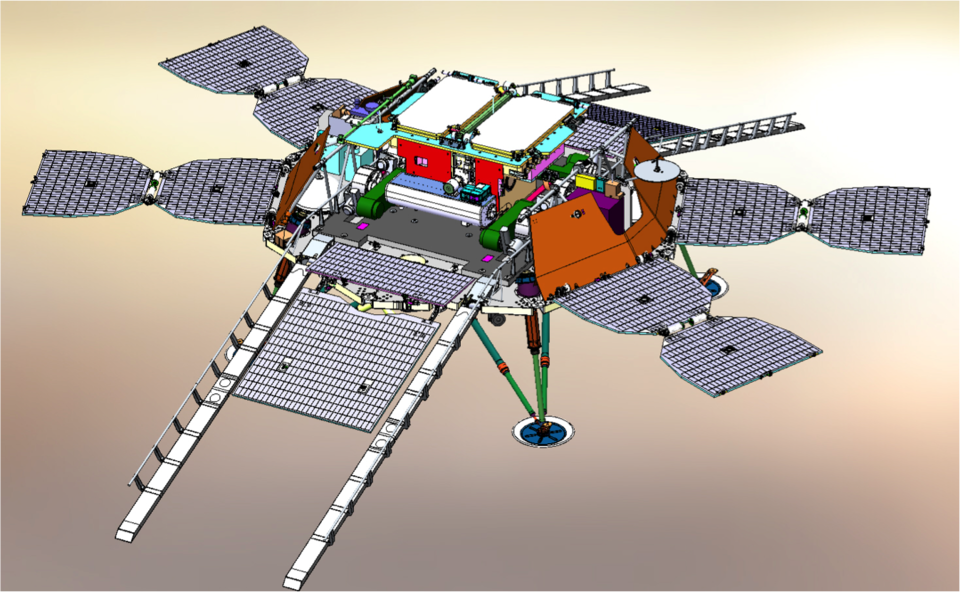 Het landingsplatform van de missie ExoMars 2018