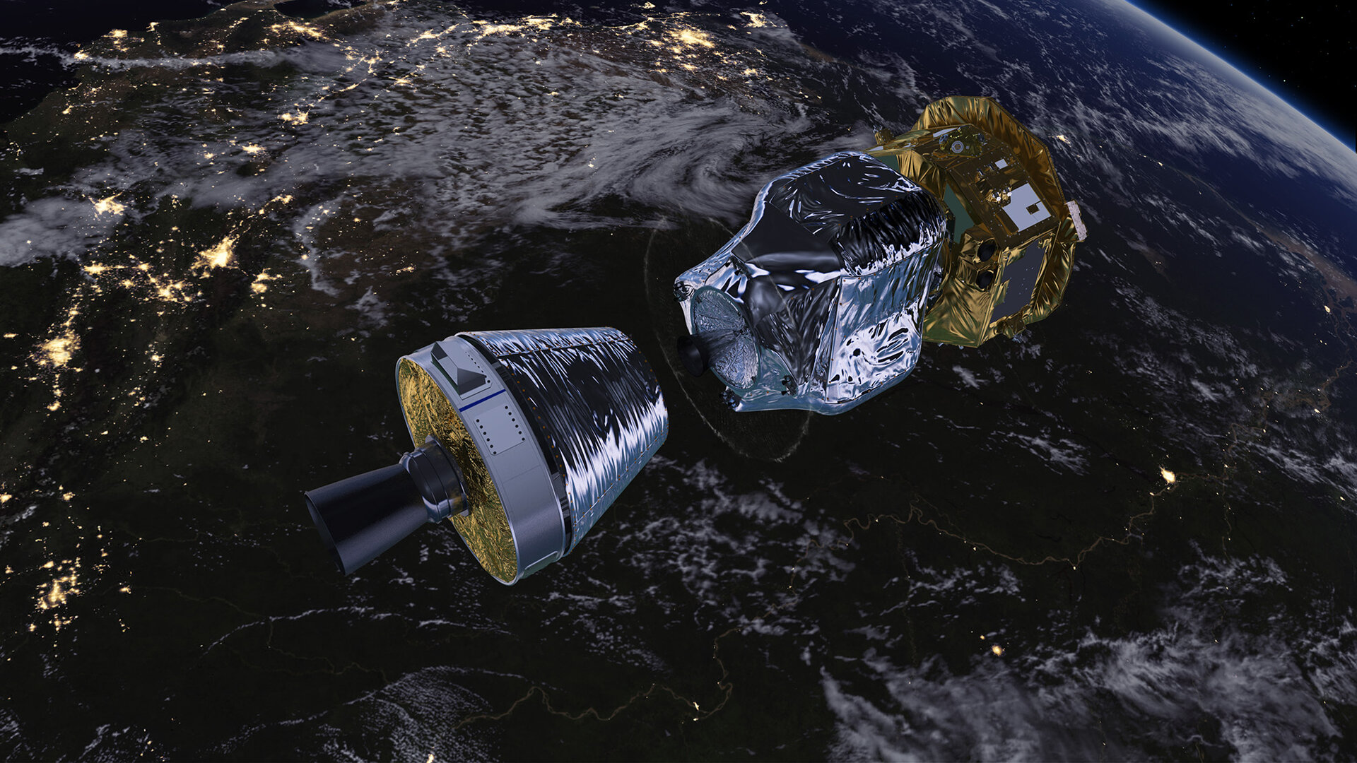 LISA Pathfinder in low-Earth orbit (A)