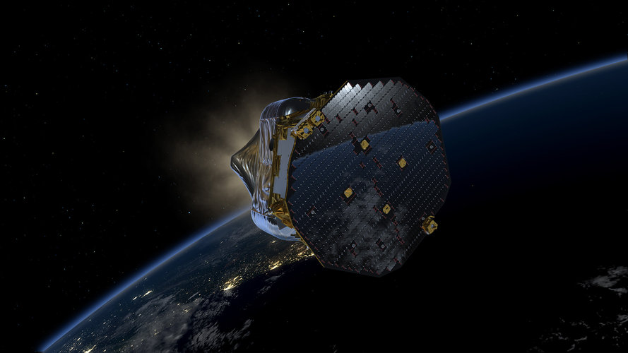 LISA Pathfinder in low-Earth orbit (C)