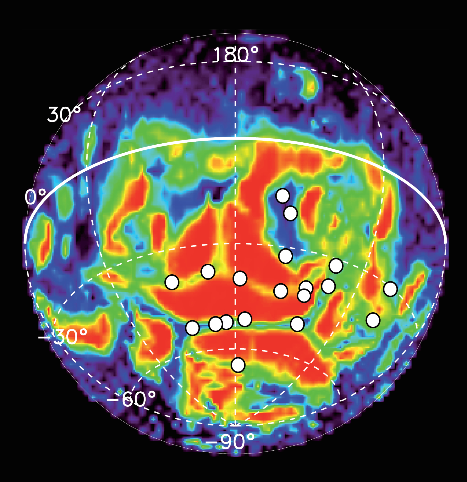 Mars Express aurora detections