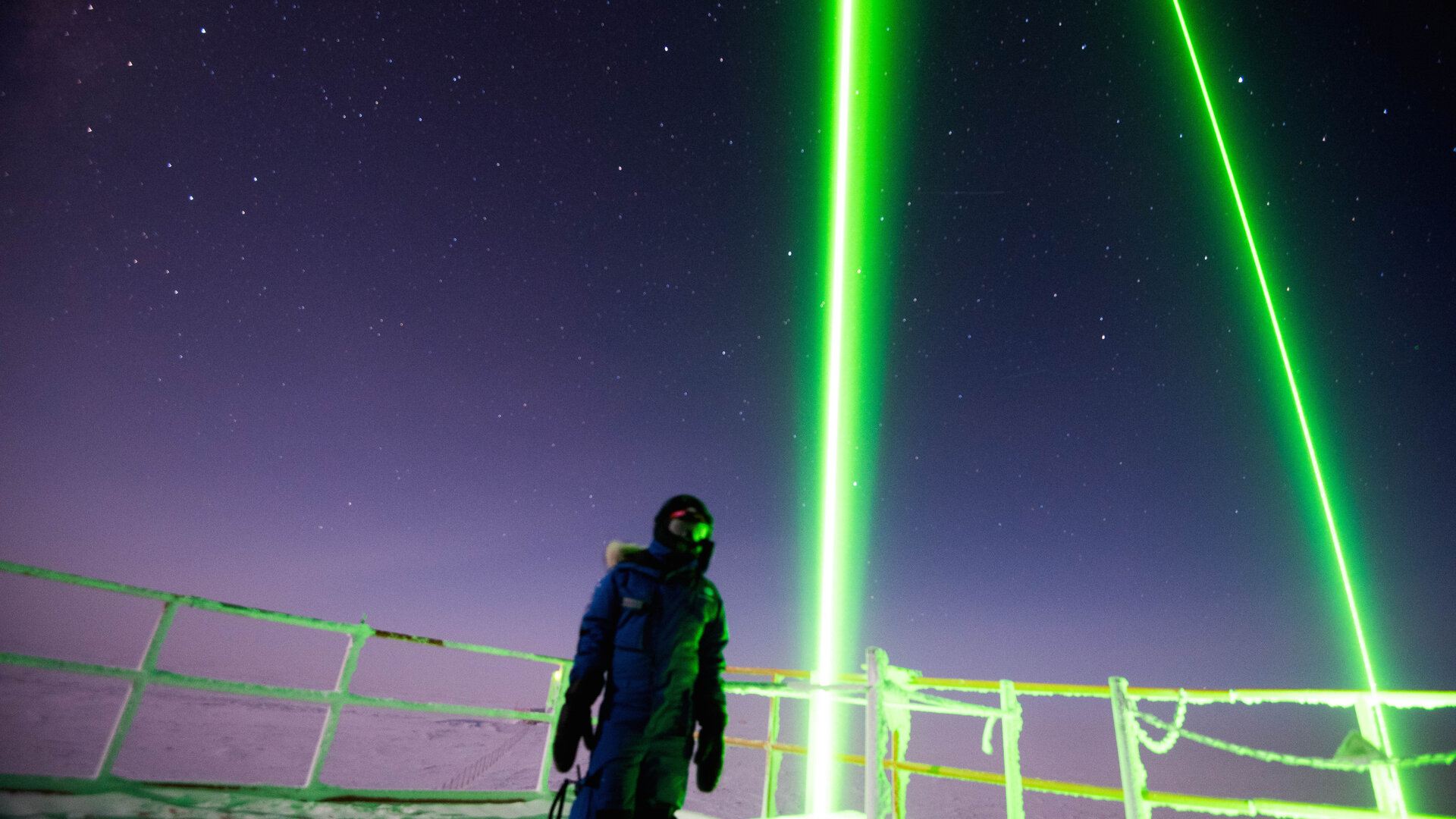 Laserový výzkum v Antarktidě