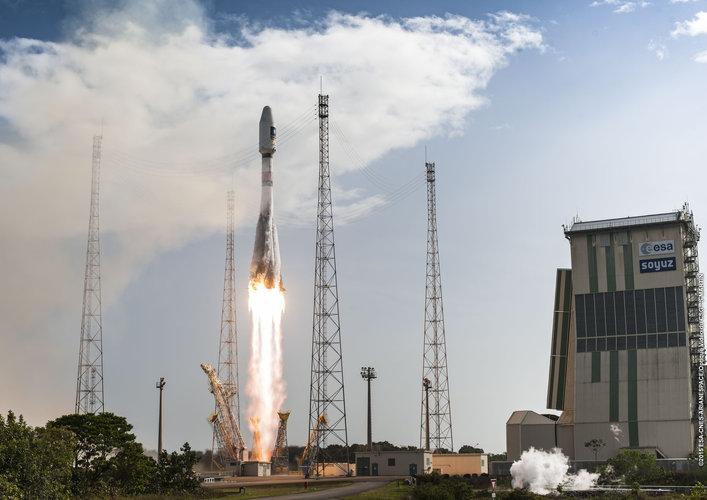 Galileo Soyuz VS13 liftoff