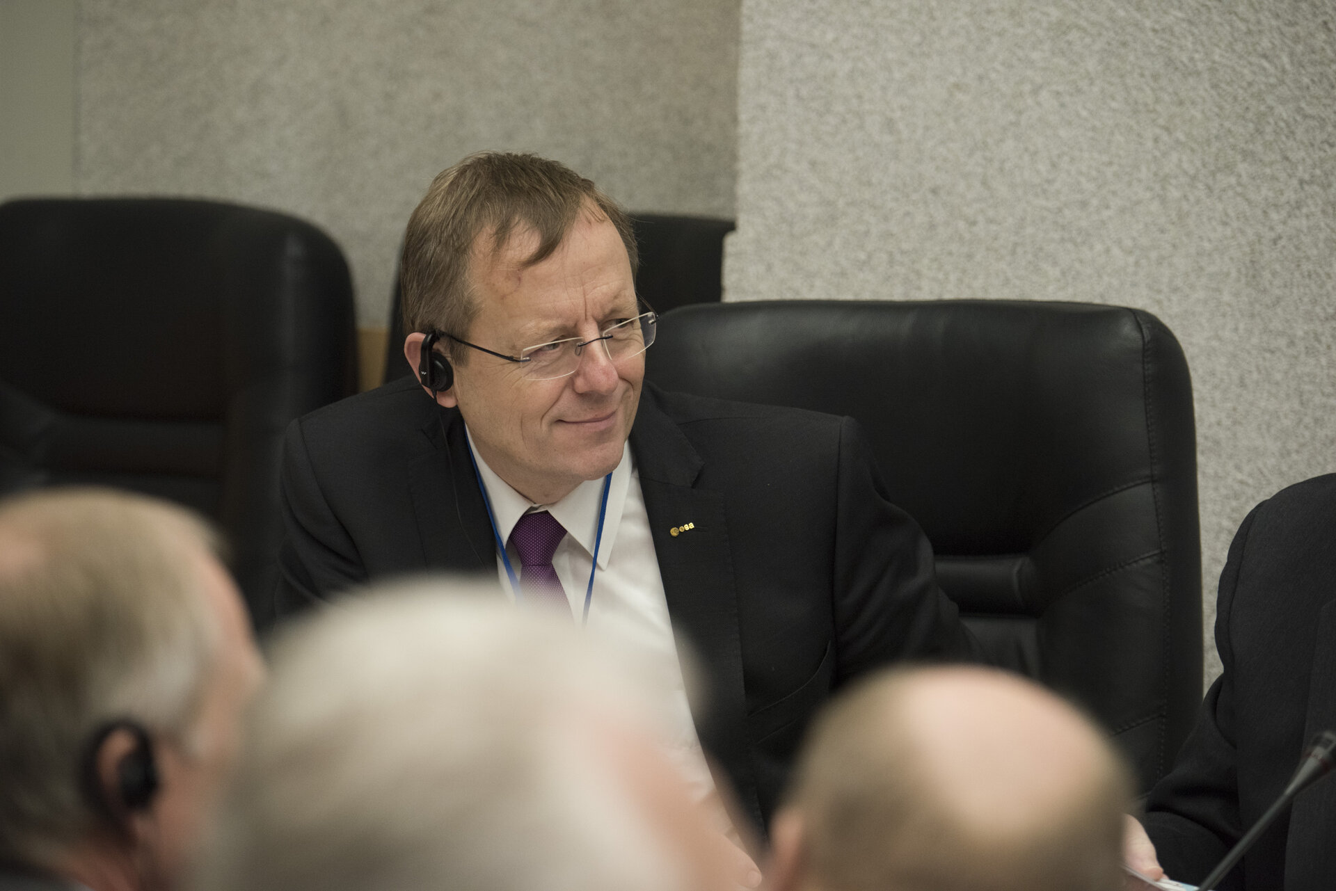 Jan Wörner during the State Commission meeting