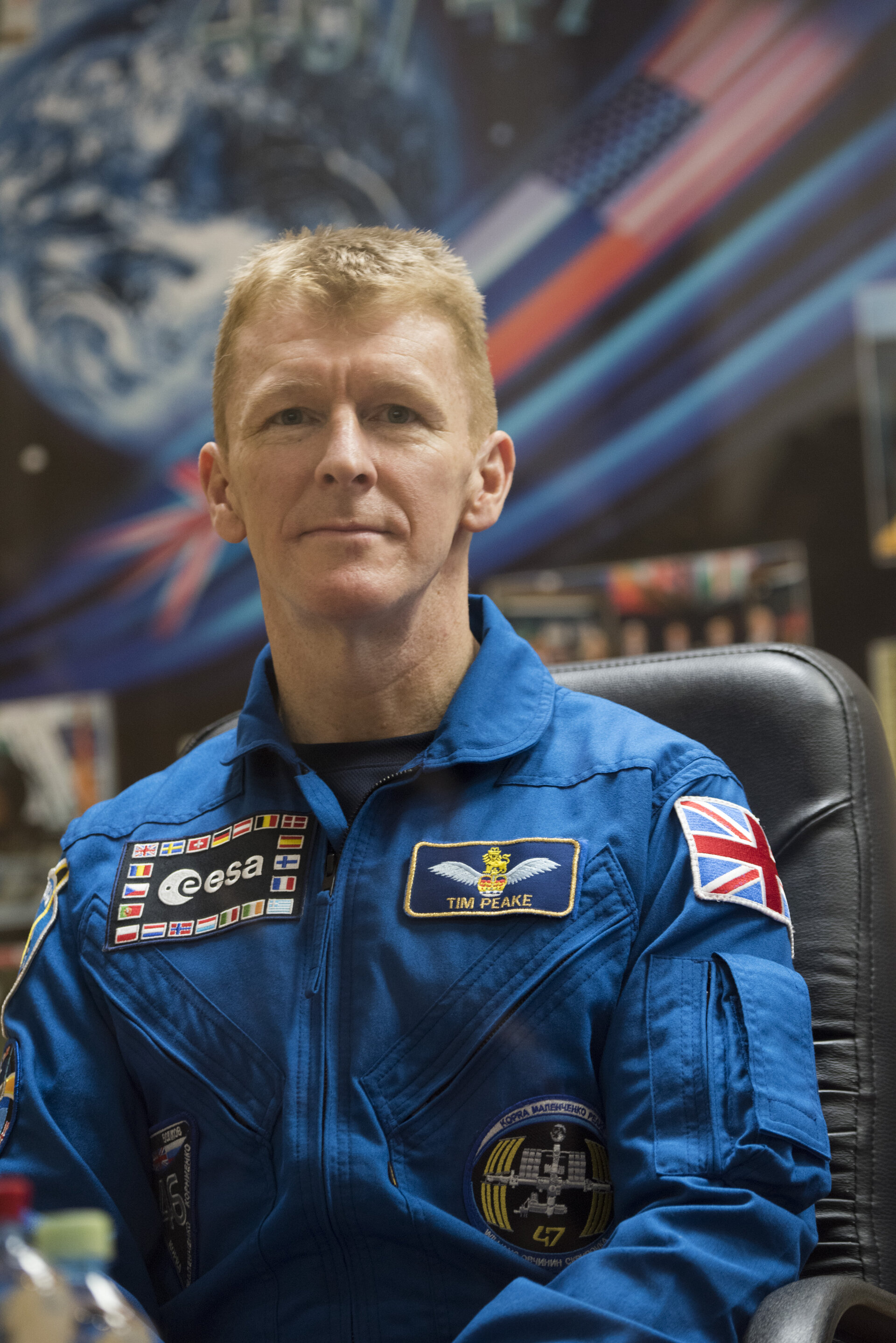 Tim Peake during the pre-launch press conference