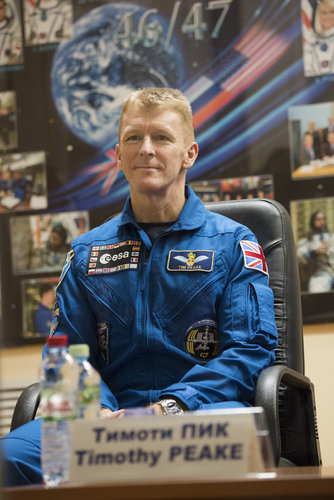 Tim Peake during the pre-launch press conference
