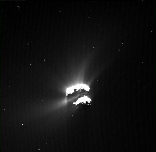 Comet on 16 December 2015 – OSIRIS wide-angle camera 