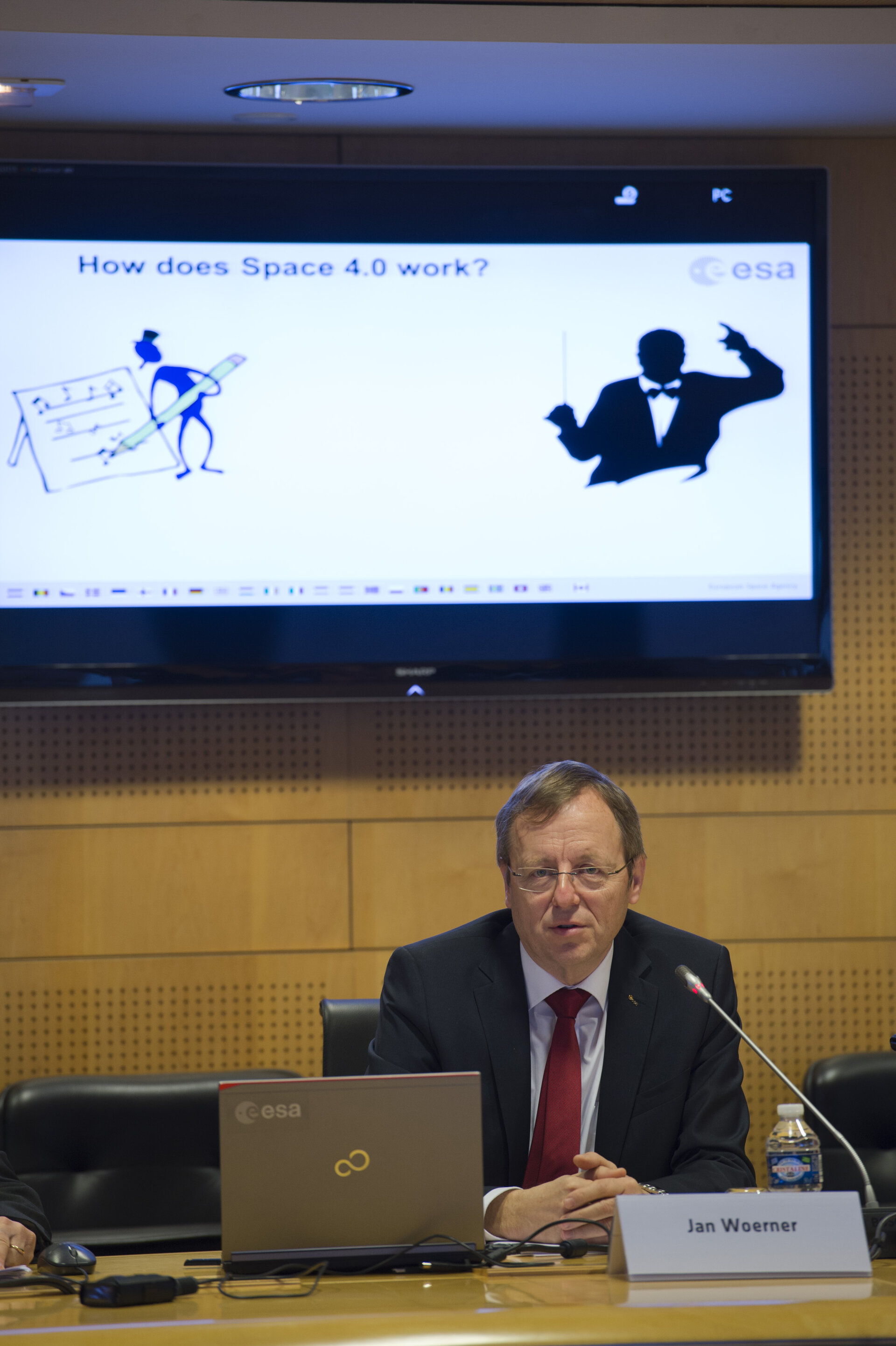 Jan Wörner during the annual press briefing on 15 January 2016