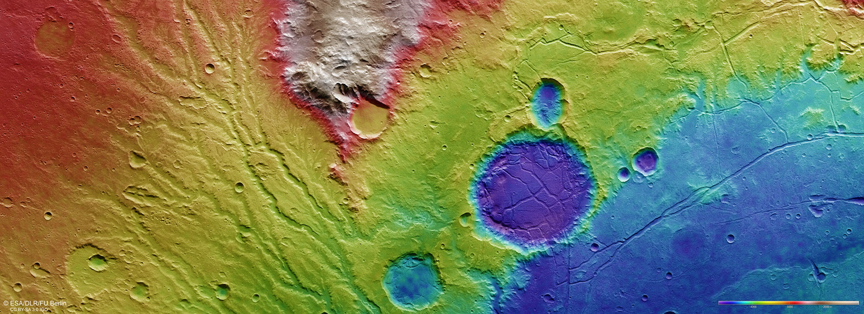 Arda Valles topography