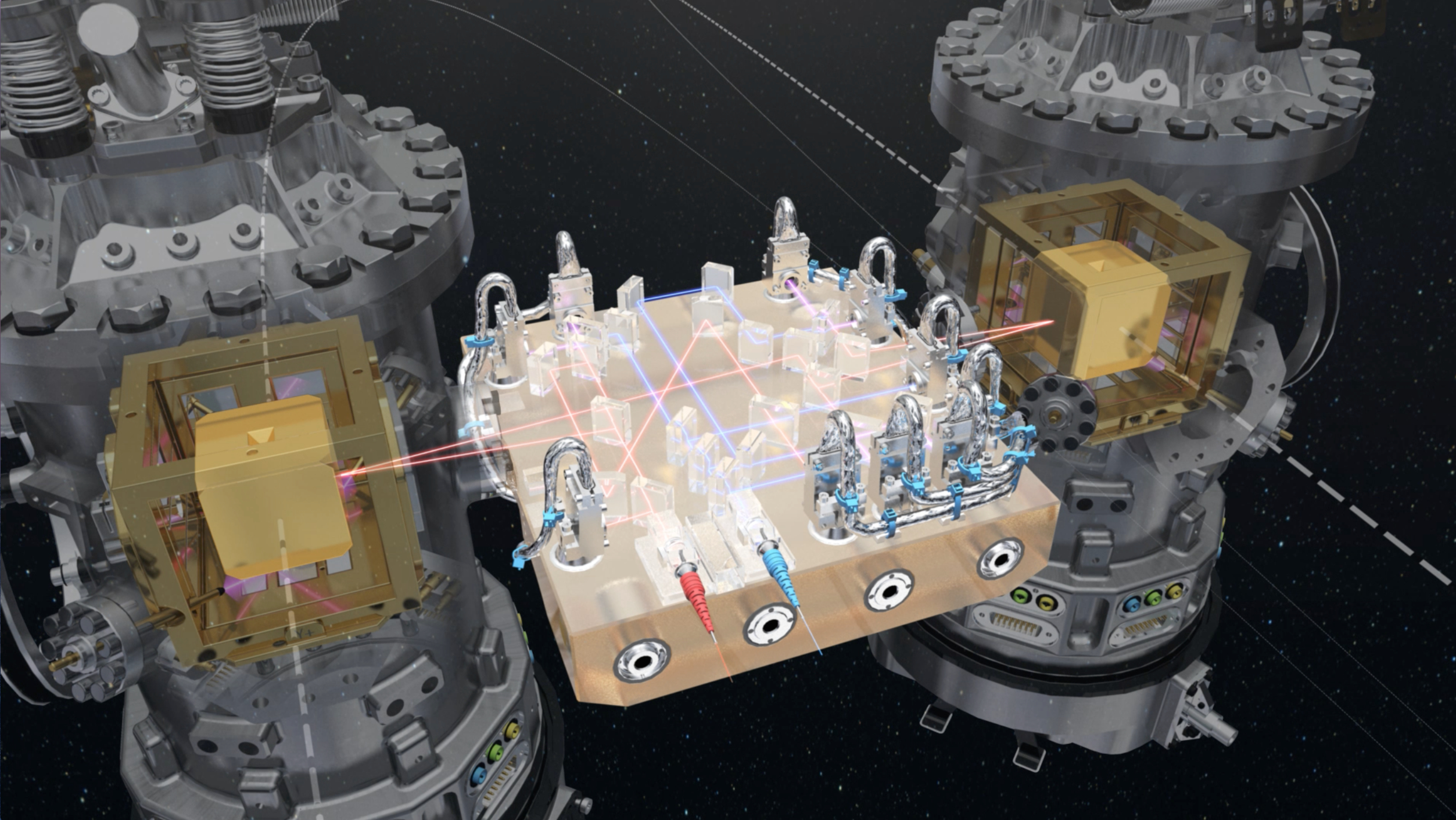 The Core Of The Lisa Pathfinder Mission Designed To Test Technologies