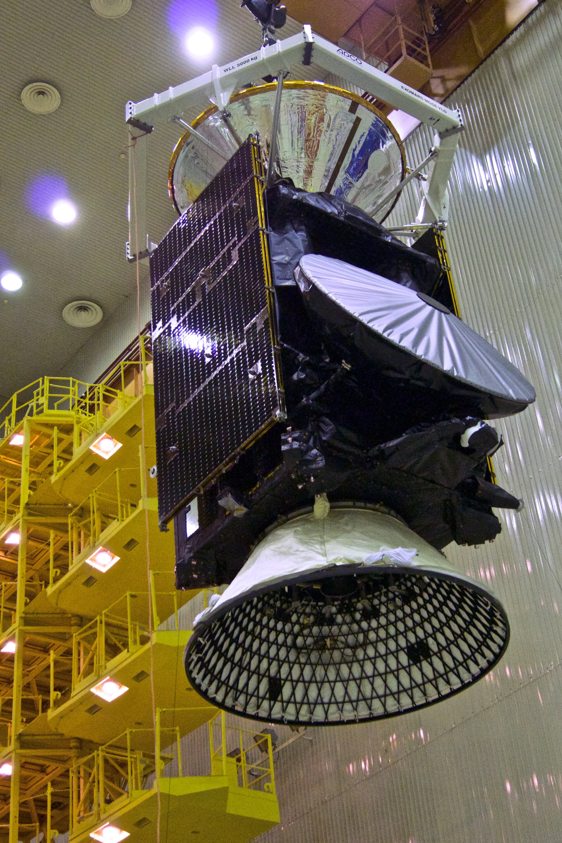 ExoMars 2016 and launch vehicle adaptor 