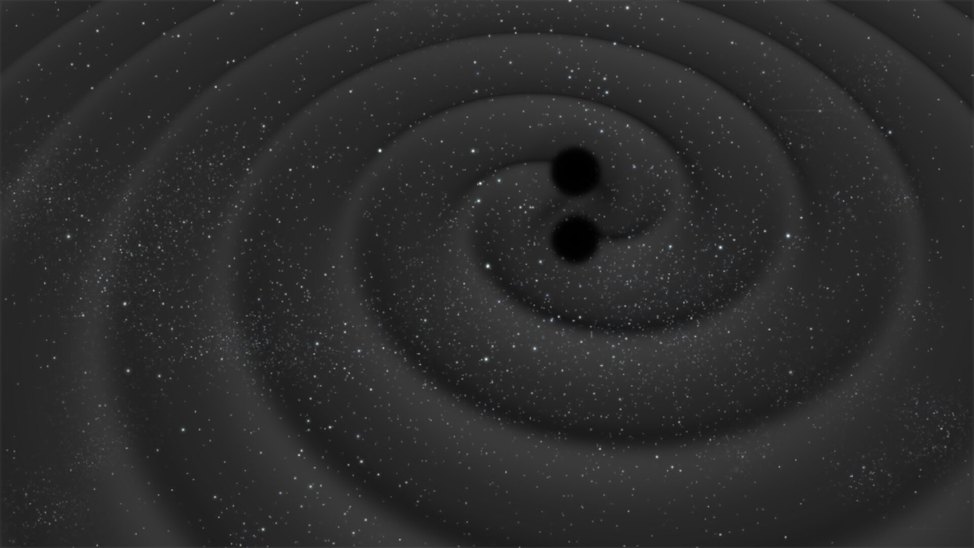 Spojování dvou černých děr