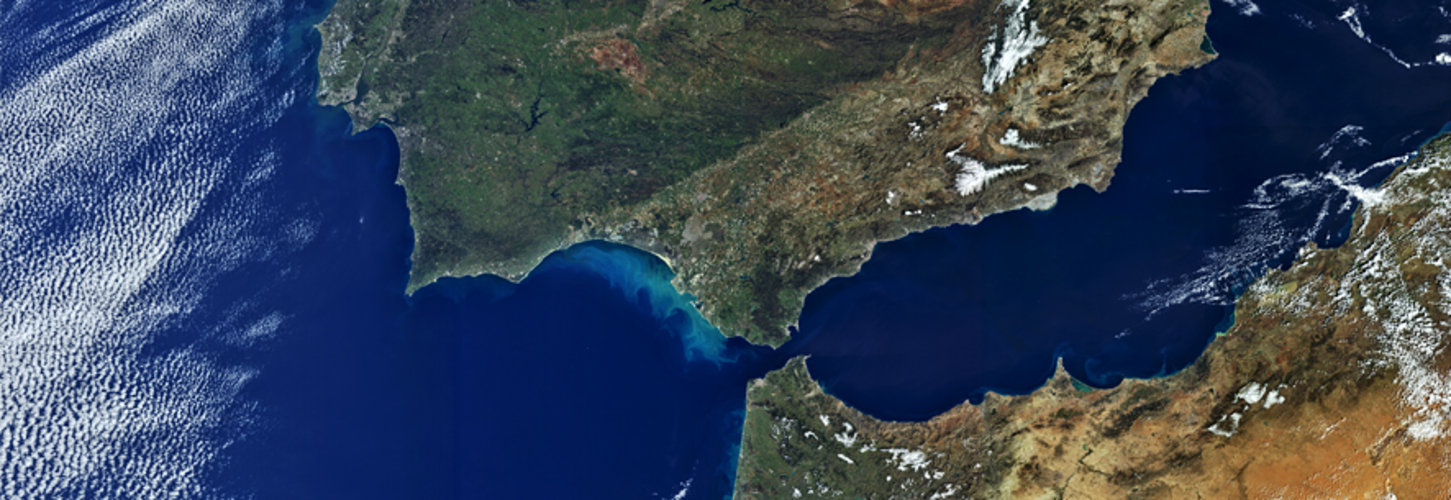 Strait of Gibraltar from Sentinel-3A