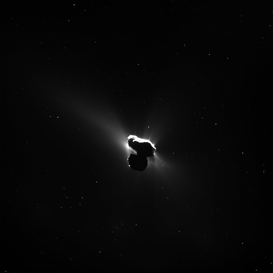 Cometa el 29 de marzo 2016 - cámara de ángulo estrecho OSIRIS 