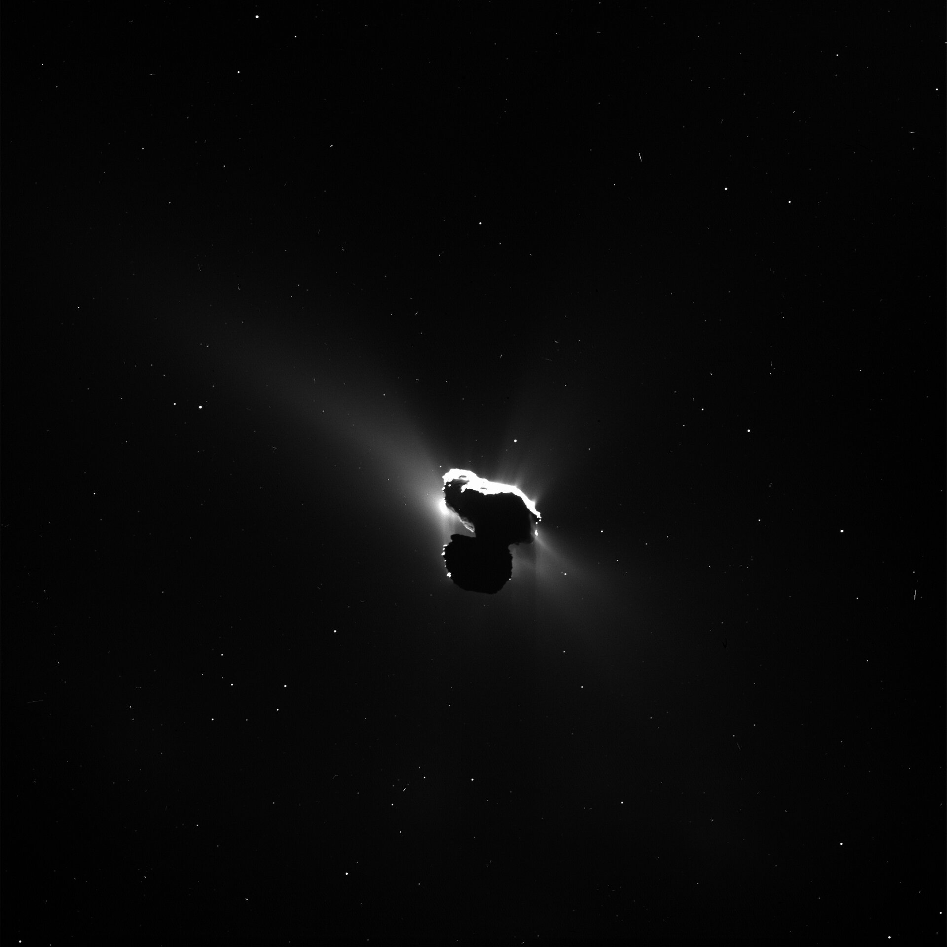 Comet on 29 March 2016 – OSIRIS narrow-angle camera 