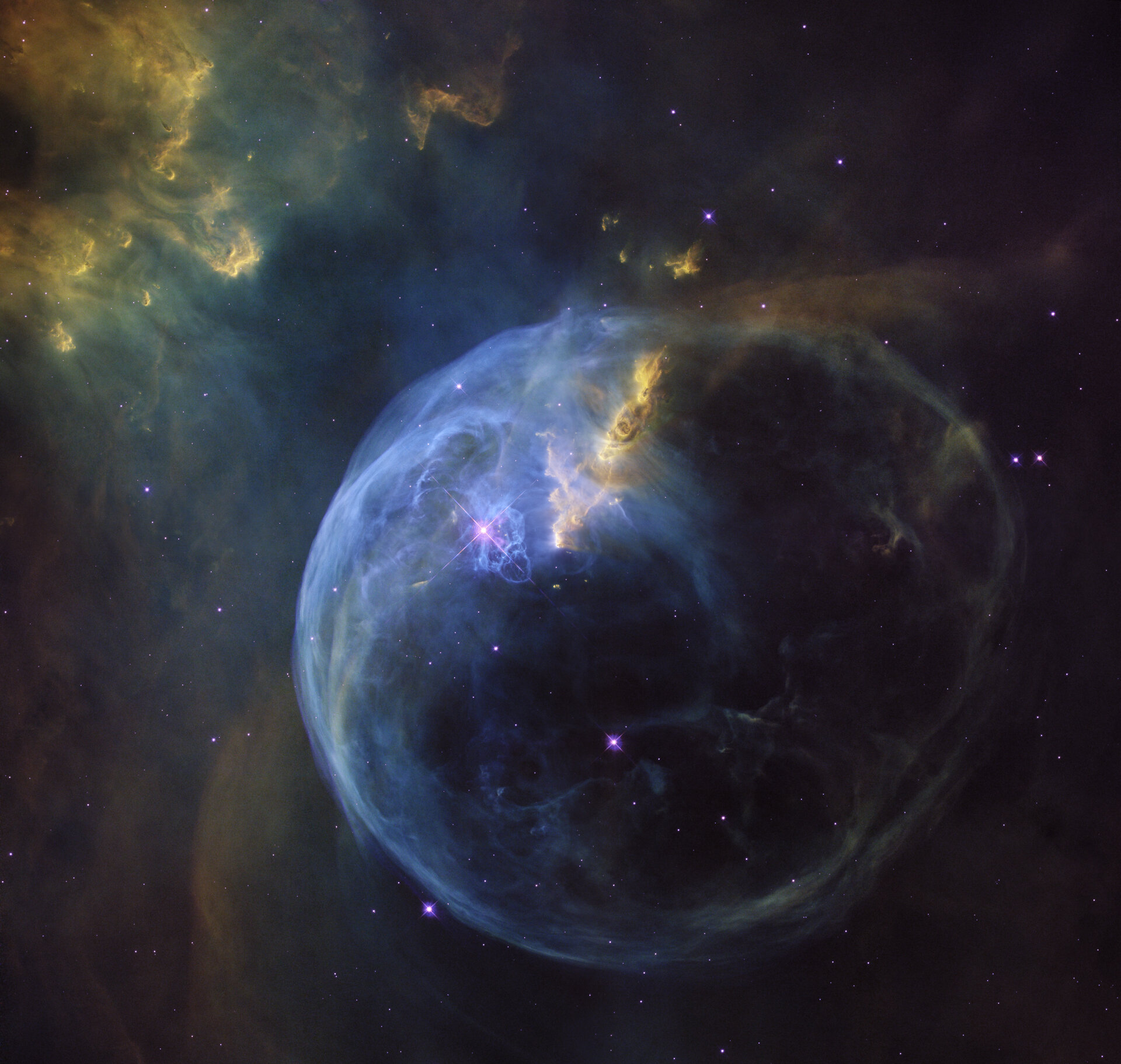 Hubble, bubble, some toil but no trouble