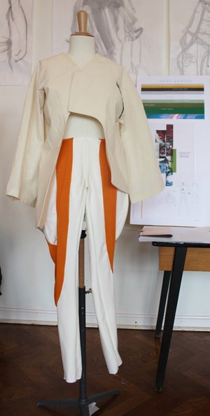 Garment designed by a student from ESMOD Berlin