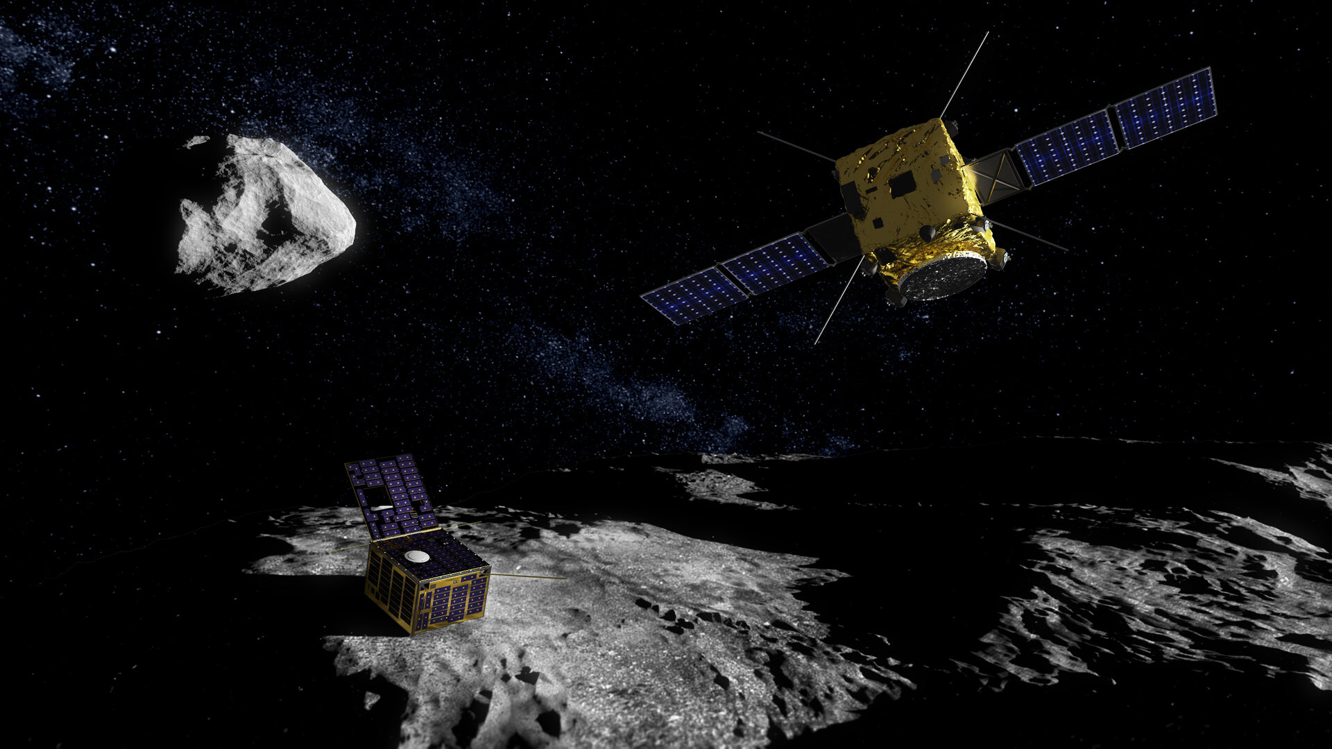 Updated image for the Mascot-2 lander on the surface of Didymoon