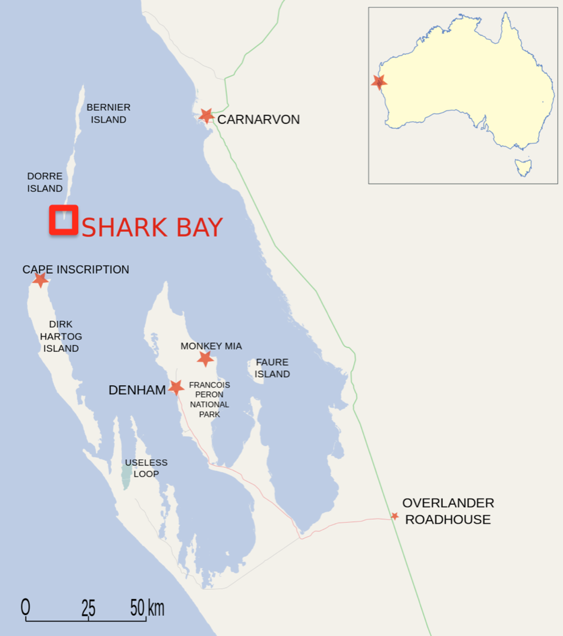 Dorre Island and Shark Bay