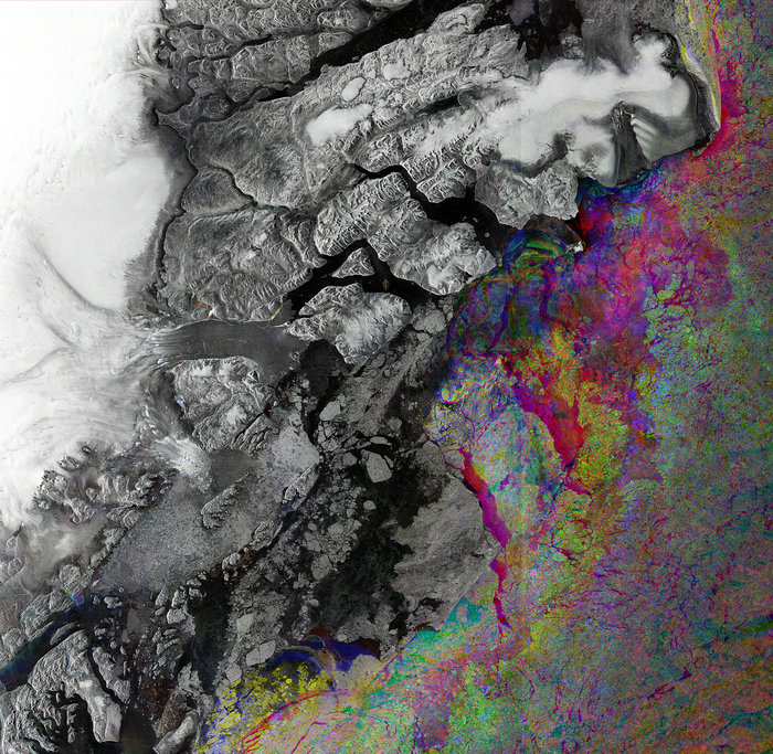 Zachariae glacier node full image 2 Multi spectral Images