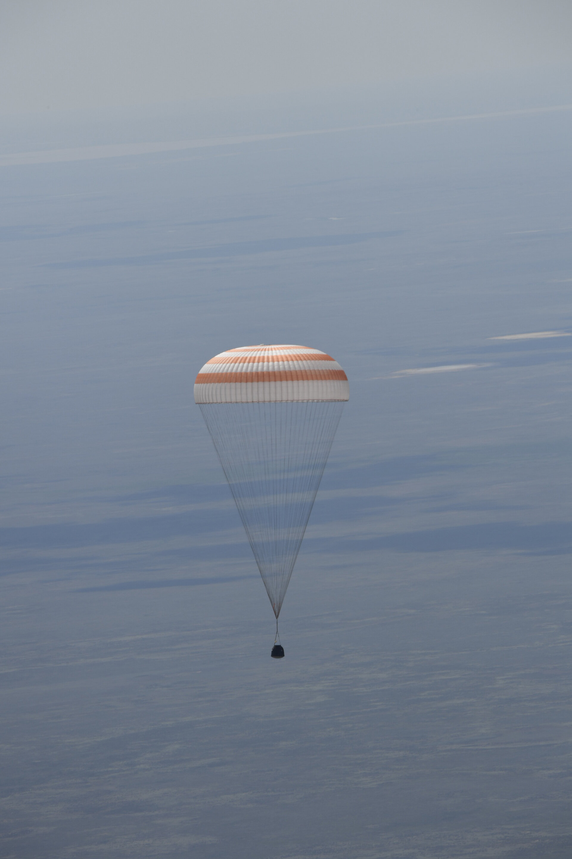 Landing of the Soyuz TMA-19M spacecraft