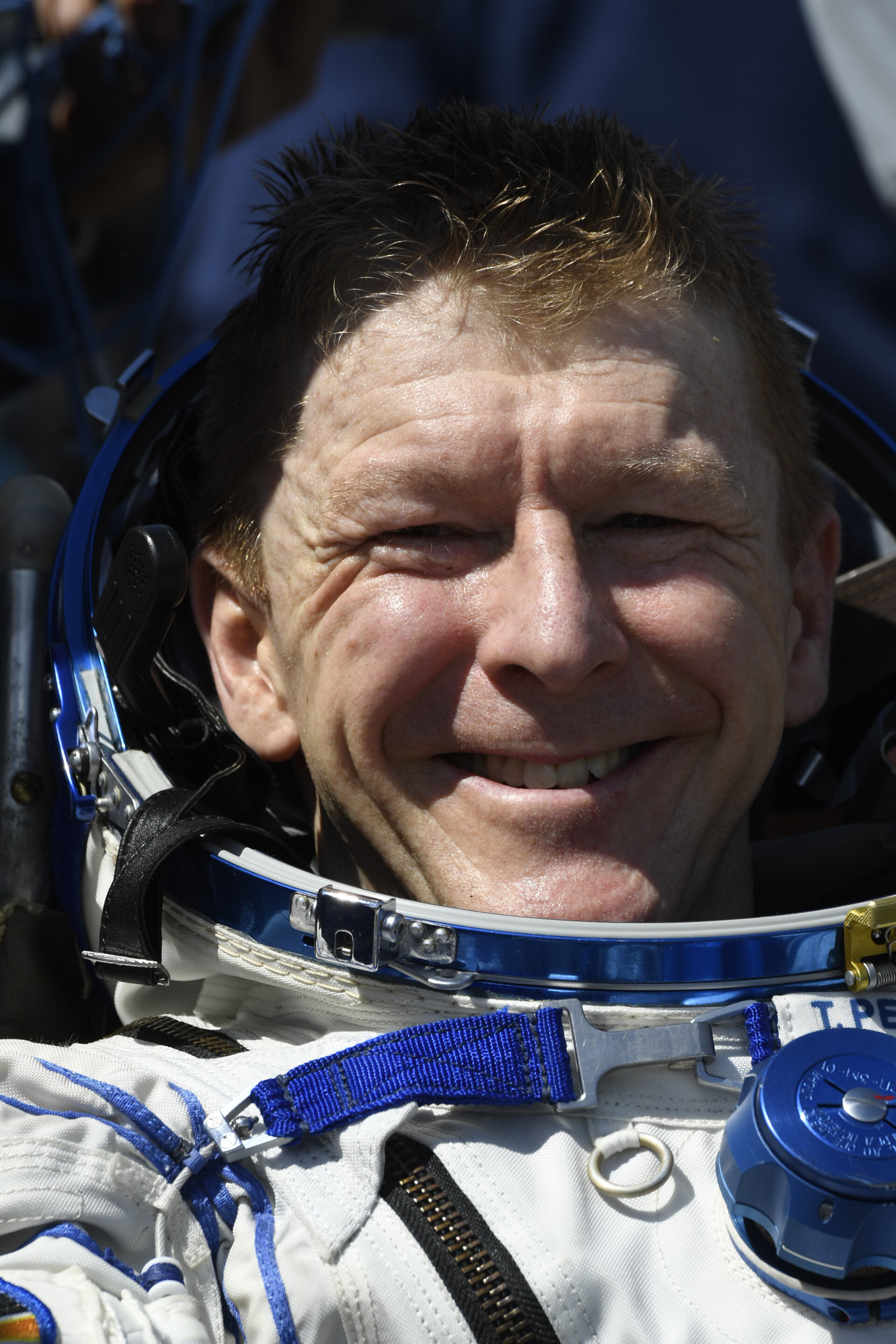 Tim Peake after landing