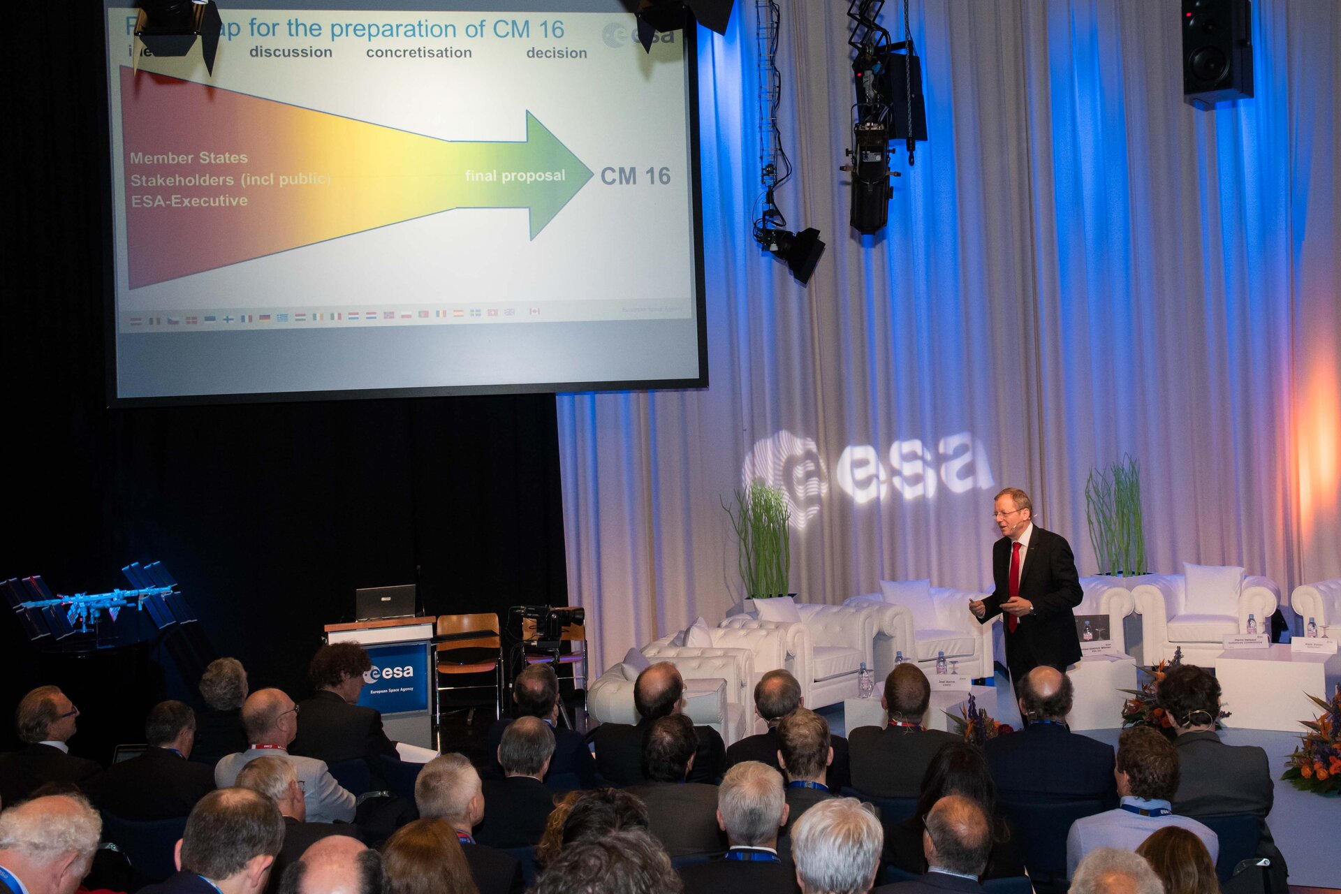 ESA Director General Jan Woerner at the High Level Forum 2016
