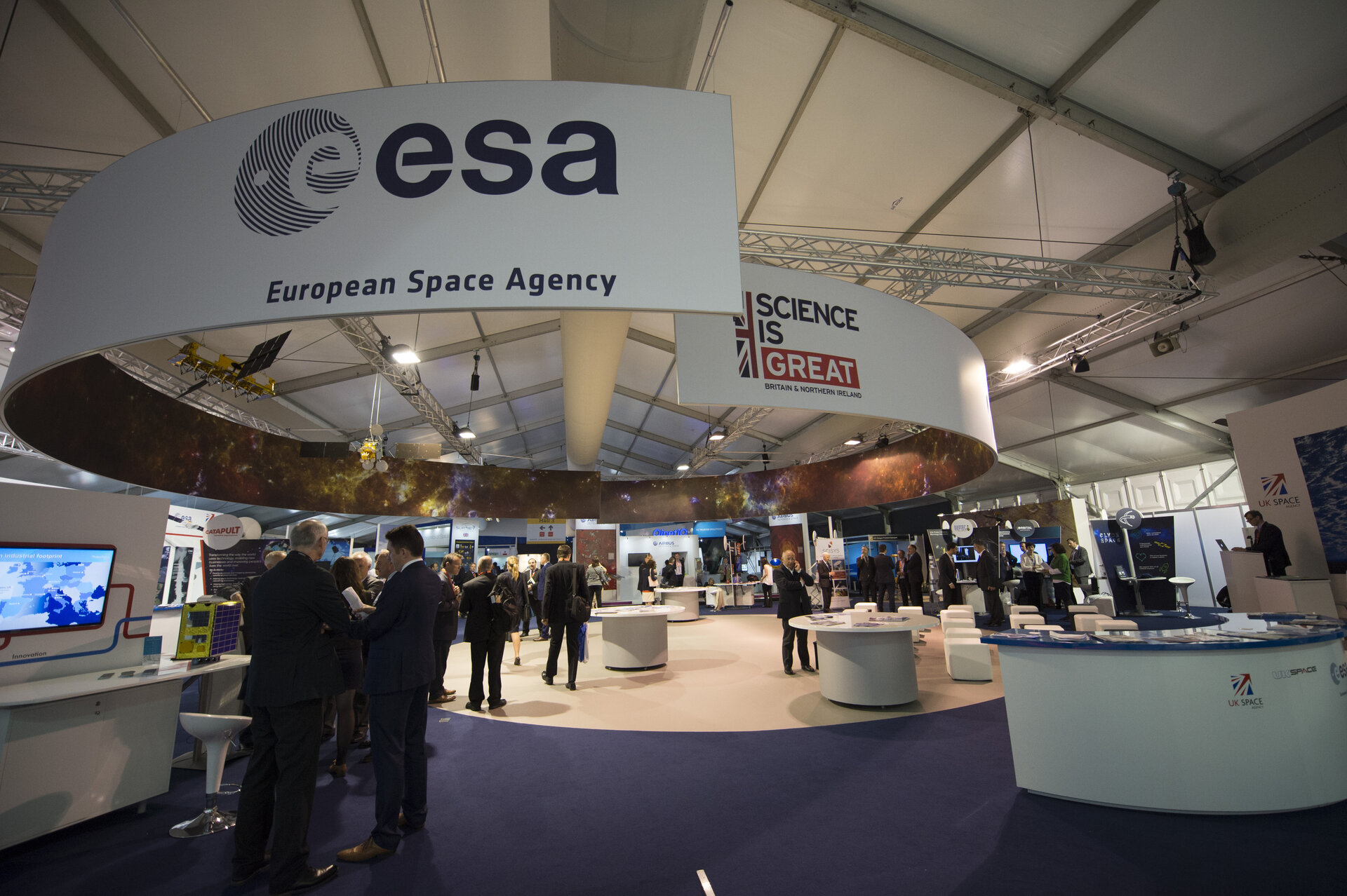 ESA pavilion Farnborough 2016