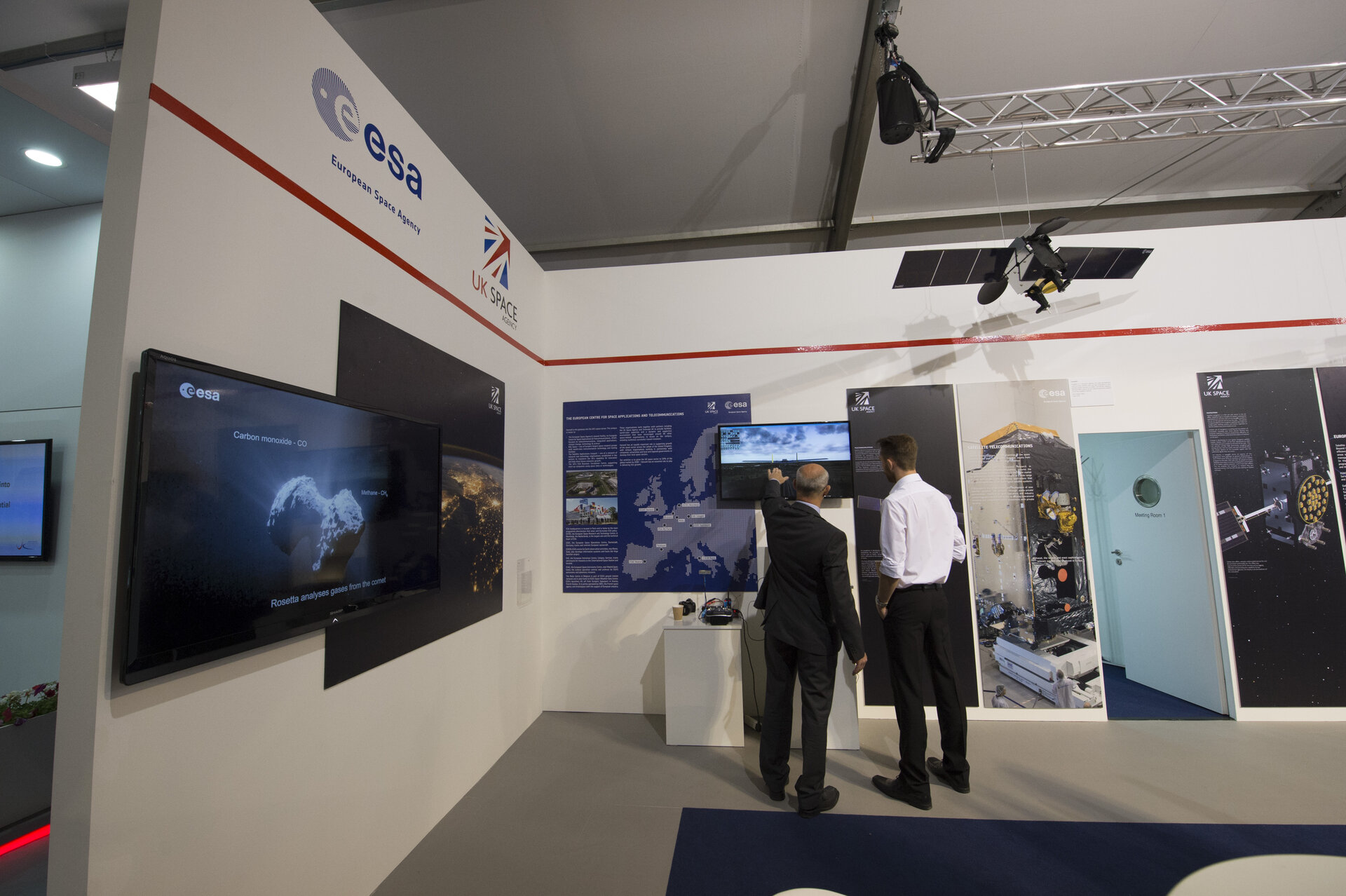 ESA pavilion Farnborough 2016