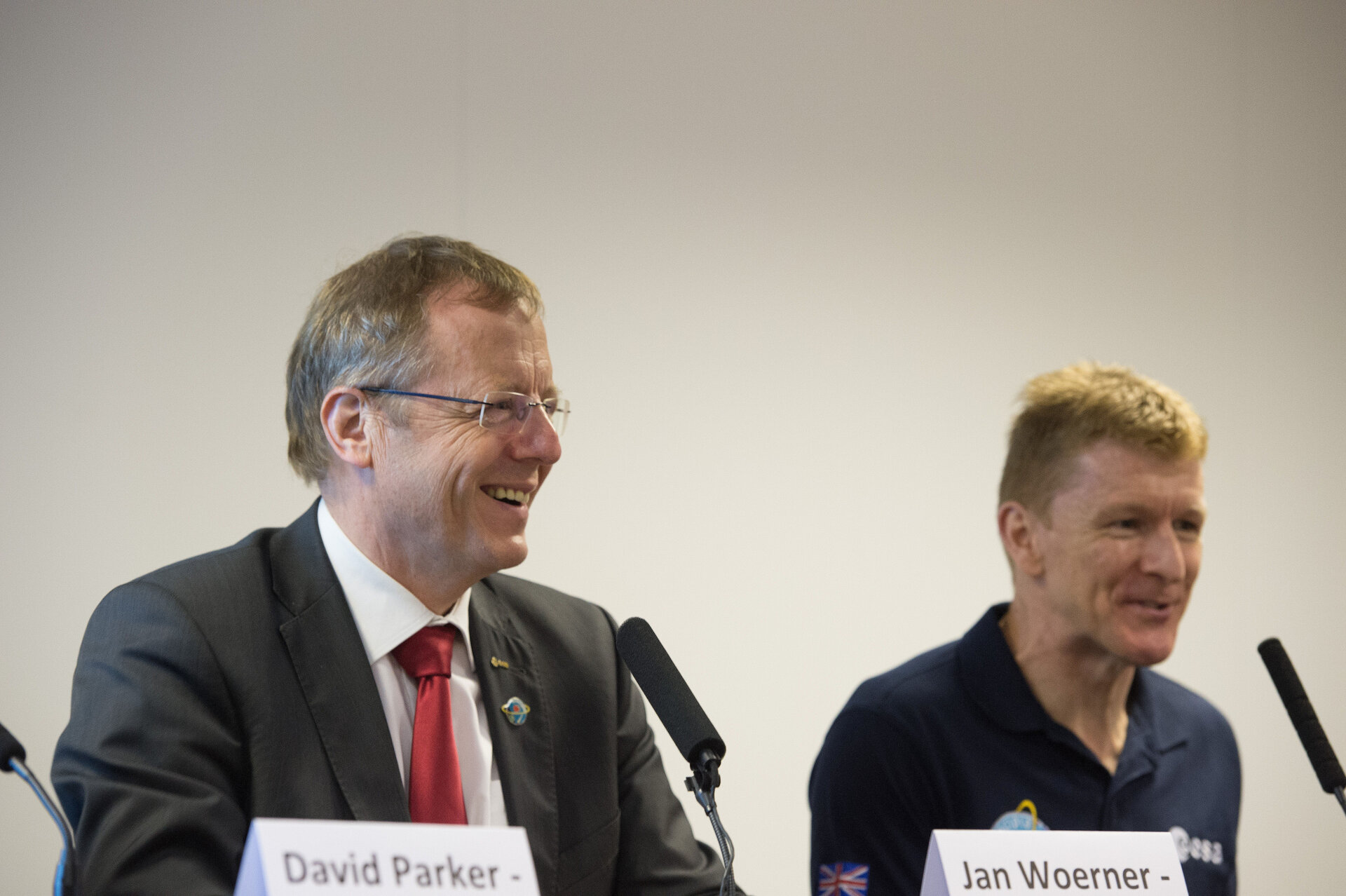 Jan Wörner at the Tim Peake Press Conference