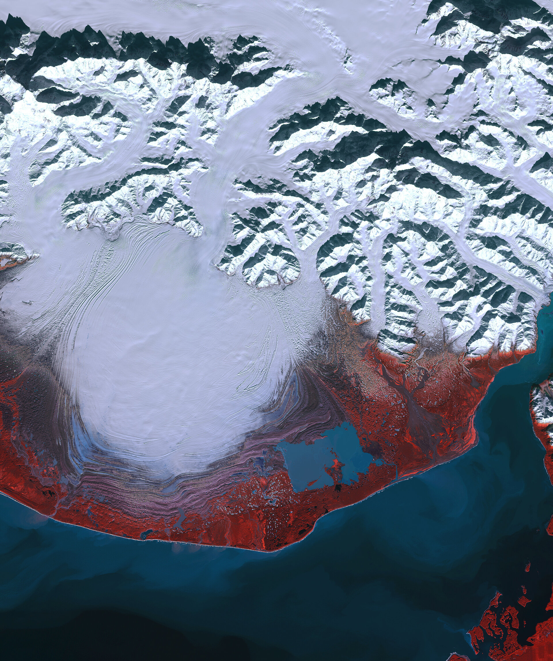 Ghiacciaio Malaspina, Alaska - Sentinel-2A