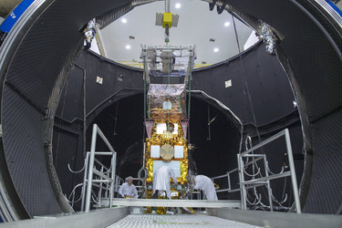 Sentinel-2B in vacuum chamber