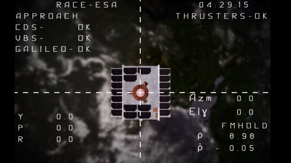 Lining up for CubeSat docking