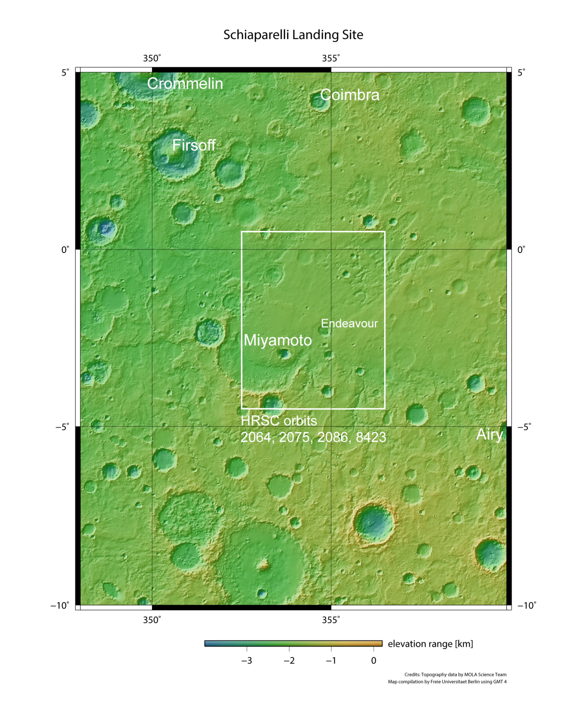 Meridiani Planum im Kontext