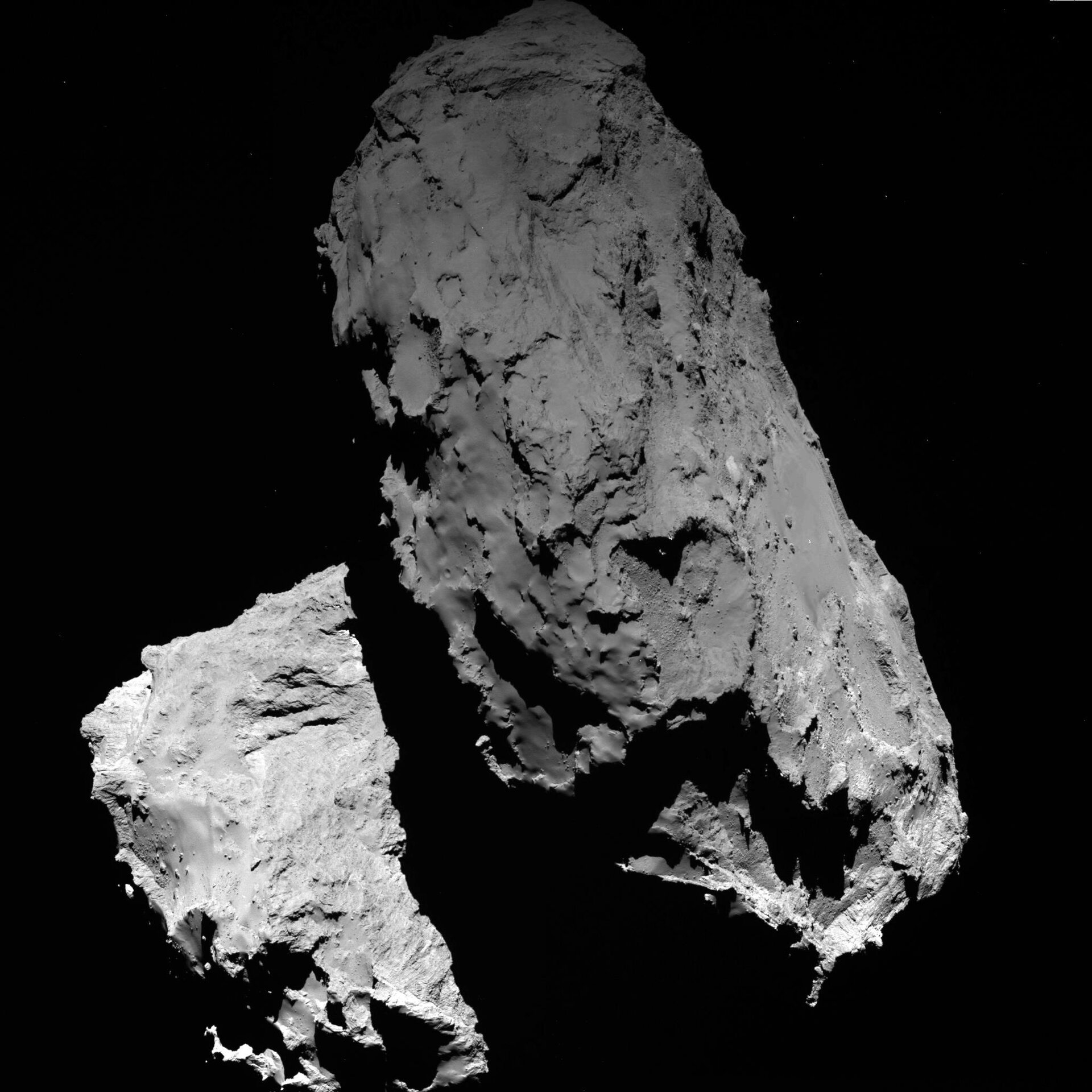 Comet on 29 September 2016 – OSIRIS wide-angle camera 