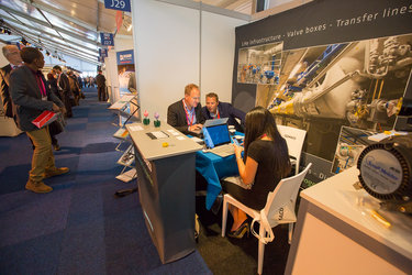 Exhibition hall at ISD2016