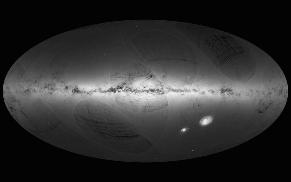 Primeiro mapa do céu de Gaia