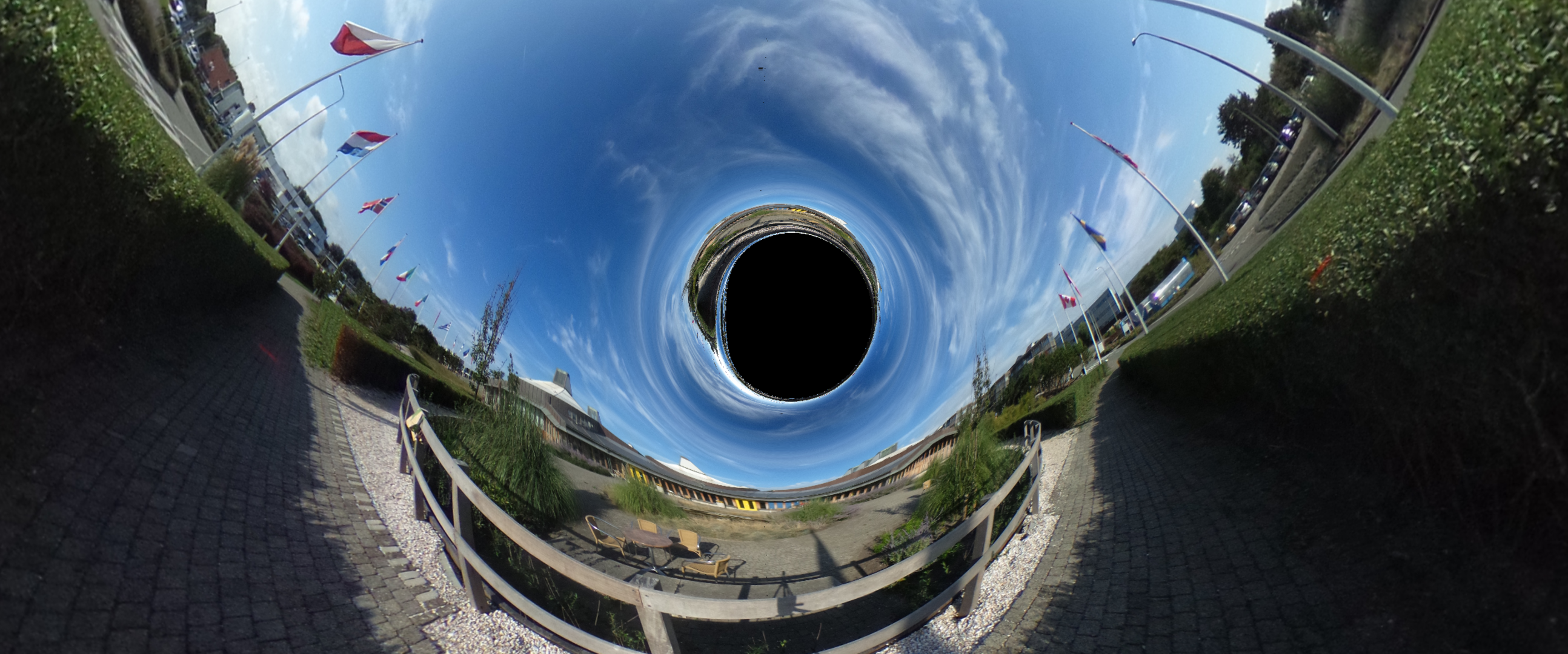Simulated black hole