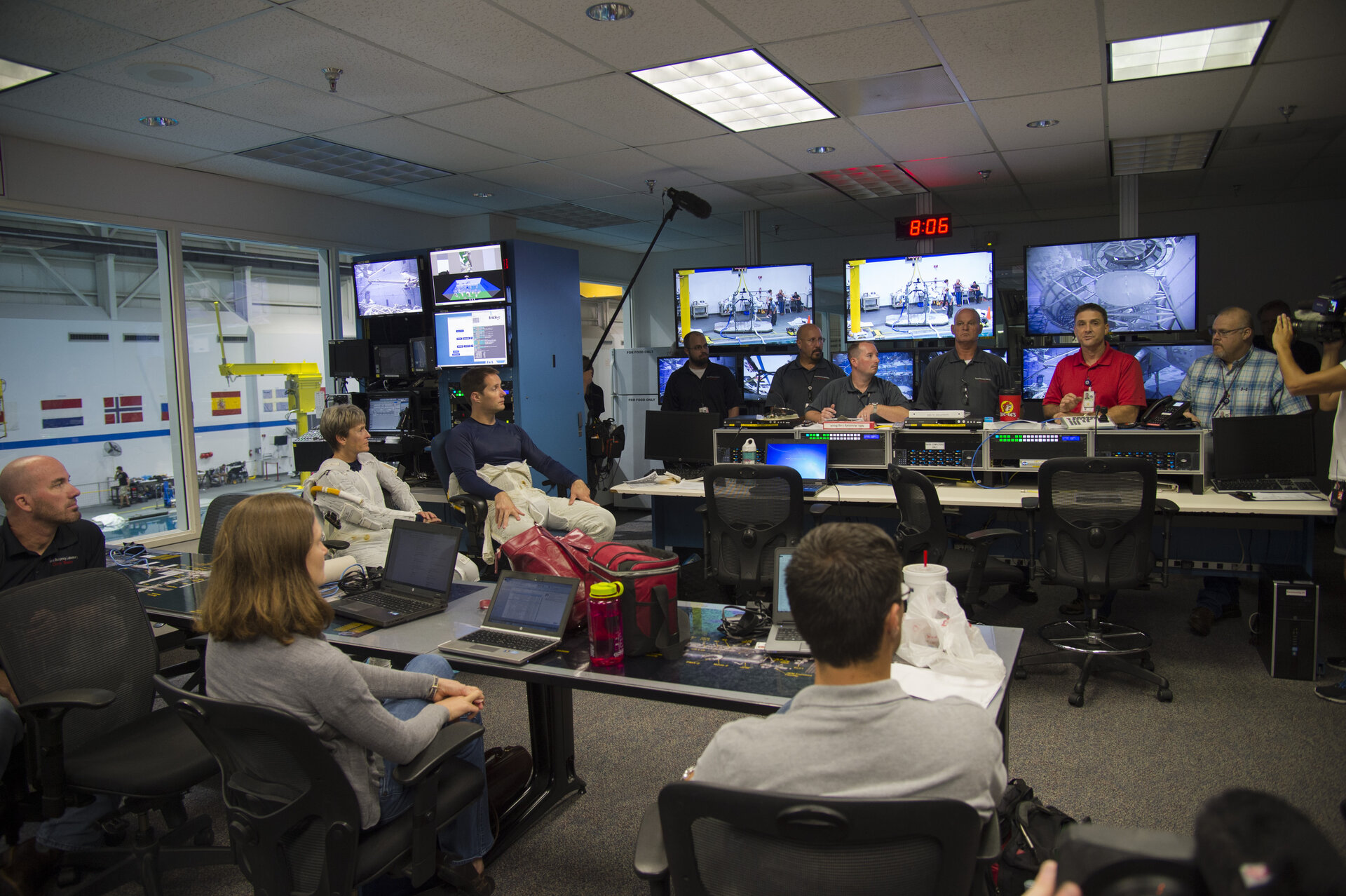 Thomas and Peggy during training at JSC 