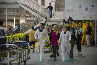 Thomas and Peggy during training at JSC 