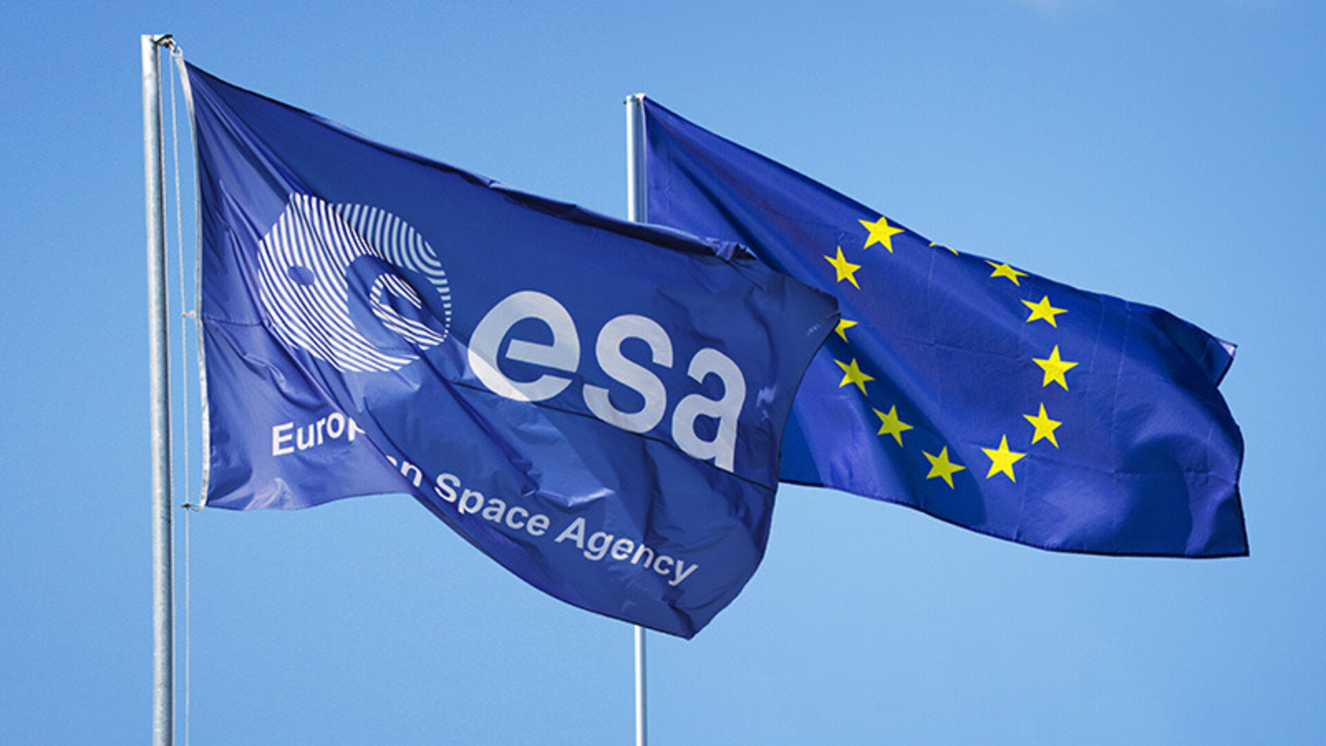 ESA ja EU lipud. Allikas: ESA