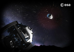 As part of the global effort to hunt out risky celestial objects such as asteroids and comets, ESA is developing an automated 'Flyeye' telescope for nightly 'near-Earth object' sky surveys
