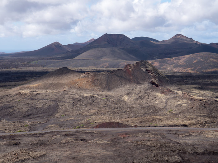 Landscape at Geoparque Lanzarote in the Canary Islands that is part of the second session of ESA's Pangaea training course for astronauts.
