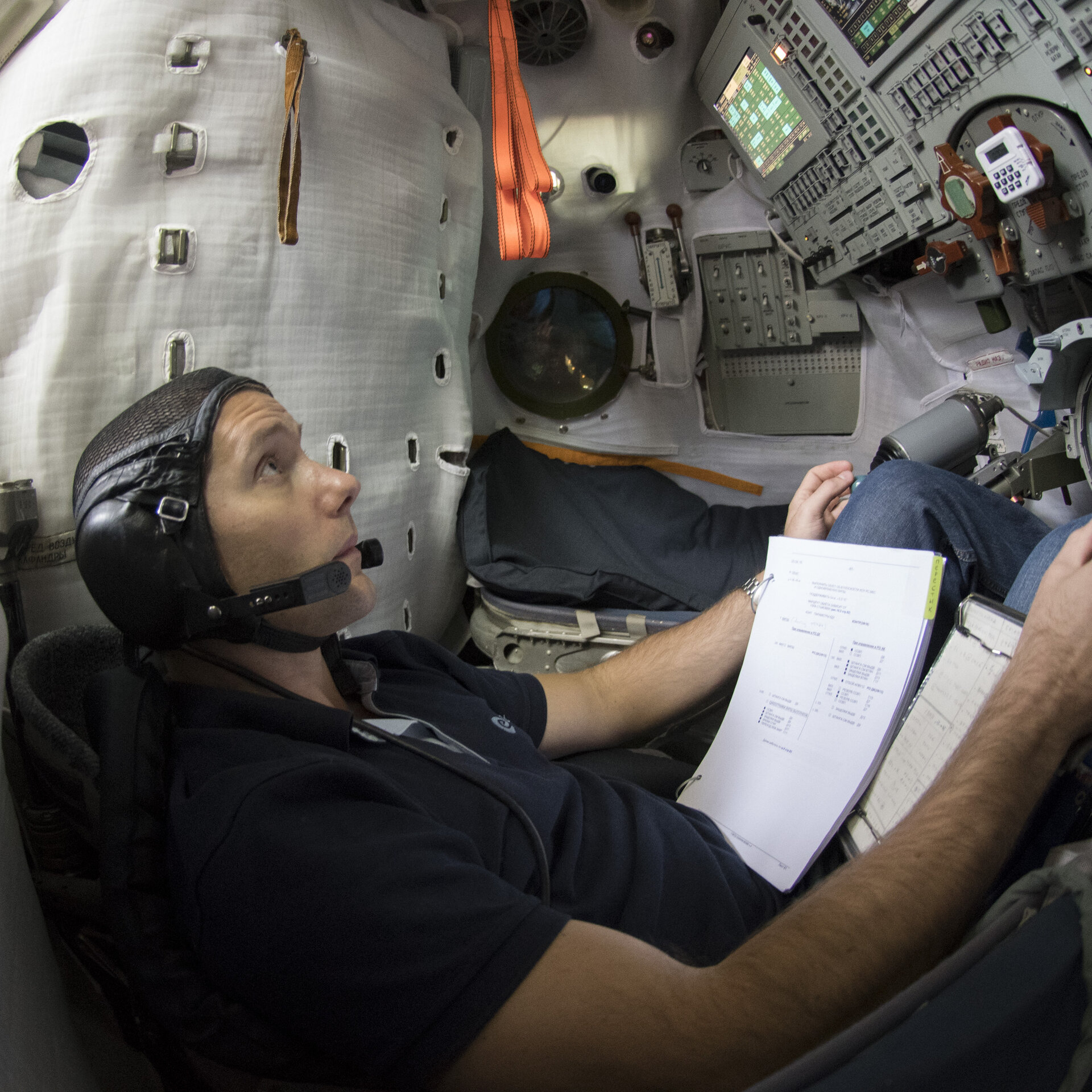 Thomas during training at GCTC